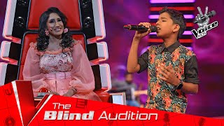 Manuth Damsitha  Mile Ho Tum Humko  Blind Auditions [upl. by Quita]