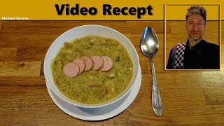 Erwtensoep  Recept heerlijke Hollandse snert [upl. by Adnovay978]