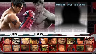 Jin Kazama  Law Power  in TEKKEN 3  Arcade Mode  2024 Gameplay  TN6 Gamer [upl. by Torp281]