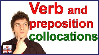 Verb and preposition collocations  English lesson [upl. by Ssidnac]