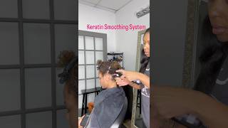 Keratin Smoothing System on color treated hair Purchase MJ Pro Styling Iron on MahoganyJamesnet [upl. by Dixon525]