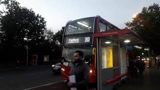 RARE  BLIND CHANGE  Route 202  Crystal Palace Bus Station  Blackheath Royal Standard [upl. by Eloccin]