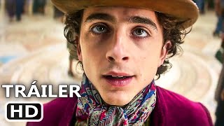 WONKA Tráiler Español Latino Subtitulado 2023 Timothée Chalamet [upl. by Amaerd]