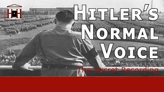 The Only Secret Recording of Hitlers Normal Voice  The HitlerMannerheim Recording [upl. by Hotchkiss]