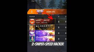 2 Sniper  Speed Hacker 🤬 In My Match Cs Rank Pushing Region Top 100 🔥tipsandtricks [upl. by Michaelina770]