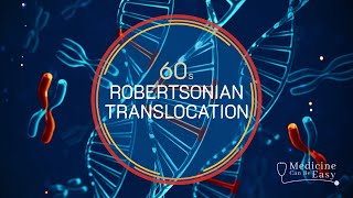 Genetics in 60 seconds Robertsonian Translocation [upl. by Natsrik]