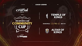 TEC Community Cup  League of Legends August Open  GRAND FINALS  Best of 5 [upl. by Asiram92]