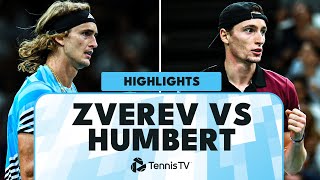 Alexander Zverev vs Ugo Humbert Highlights  Paris 2023 [upl. by Asilef]