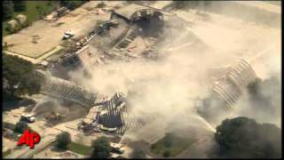 Raw Video World War IIEra Hospital Imploded [upl. by Crellen]