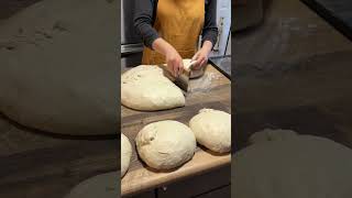 Pre shaping Sourdough bread baking food howtomakesourdough [upl. by Otxilac]