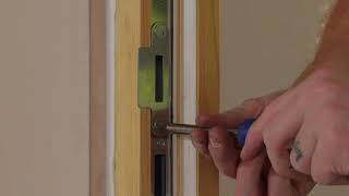 Premdor  SoundSecure Doorset  How to operate the adjustable door keep [upl. by Myk]