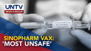 Chinese doctor claims Sinopharm vaccine most unsafe in the world’ [upl. by Ahidam71]