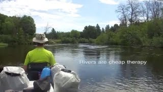 Upper Manistee River Canoe Trip  Chippewa Landing Canoe Livery [upl. by Chenay466]