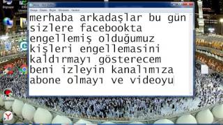 facebook engel kaldırma [upl. by Clio]