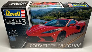 Unboxing Revell Chevrolet C8 Corvette [upl. by Lienad]