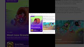 New brawler Moe leaked 💀 brawlstars shorts [upl. by Orbadiah]