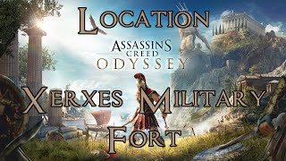 Assassins Creed Odyssey Xerxes Military Fort Lokris Location 100 Completion [upl. by Ysteb]