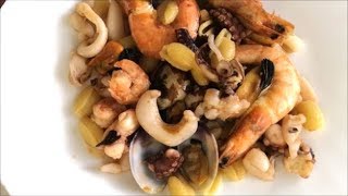 Cavatelli con Frutti di Mare  Come non sbagliare la cottura del pesce RICETTA 116Maria Rosa Pinto [upl. by Assennav806]