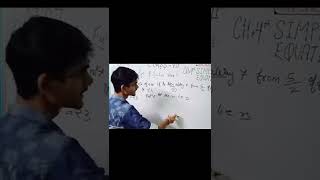 Ex 44  Simple Equations  Class VII NCERT  CBSE ‎classzone shorts short [upl. by Grados715]