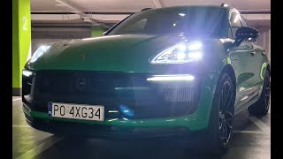 Porsche Macan 2022 PDLS TEST świateł Lights [upl. by Lambertson]