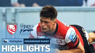 Gloucester v Sale  HIGHLIGHTS  Last Minute Try In Thrilling Clash  Gallagher Premiership 202122 [upl. by Fiona902]