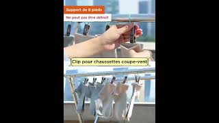 Joybos® Étendoir à Vêtements Pliable en Acier Inox [upl. by Narcis]