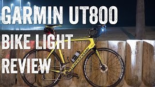 Garmin Varia UT800 Smart Bike Light Review [upl. by Hwu]