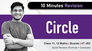 Circle  10 Minutes Revision 🔥 JEE Main  Prabhat Ranjan [upl. by Viccora]