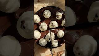 Black Cocoa Cake chocolate cake baking halloween [upl. by Oynotna512]