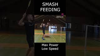 Badminton Smash Feeding 2 VERSIONS [upl. by Olegnaid234]