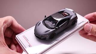 143 TSMModel 2022 Acura NSX Type S Gotham Gray Unboxing [upl. by Aikemal]