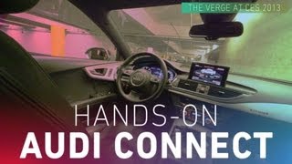 Handson with Audis selfdriving car at CES 2013 [upl. by Ater]