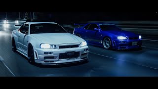 The Last Run  Two Skyline R34 GTRs  4K [upl. by Illom412]