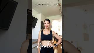 Basics zu Kreatin• für meine Coachees by SARAH HUBER COACHING• fitnesstips fitnesstrainer [upl. by Itsim]