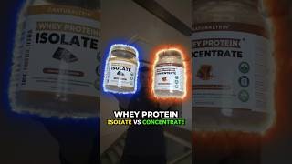 Whey protein Concentrate Vs Isolate shockingtruth exercise [upl. by Allyn226]