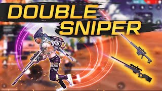 Free Fire DOUBLE SNIPER GAMEPLAY FREE FIRE IN TELUGU  GR REDDY GAMING [upl. by Nahgiem876]