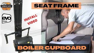 SPRINTER REAR SEATS FRAME motorhome style EVOMOTION [upl. by Langston]