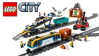 LEGO City Güterzug 60336  Speed build [upl. by Llewsor]