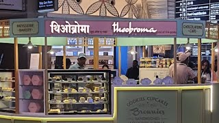 Theobroma Bakery and Cake Shop Chhatrapati Shivaji International Airport Mumbai India [upl. by Lleynod]