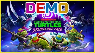 FIRST LOOK AT TMNT SPLINTED FATE  DEMO PC [upl. by Nolitta]