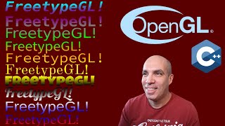 Text Rendering In OpenGL  OpenGL Tutorial 462 [upl. by Kassi]