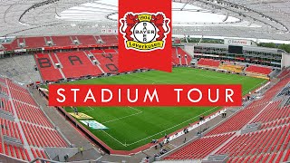 BAY ARENA Stadium Tour  The Home of BAYER LEVERKUSEN  Germany Travel Guide [upl. by Lleznol]