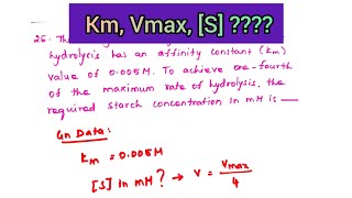 How to Calculate Substrate Concentration  Enzymes  Michaelis Menten Equation  S Km Vmax [upl. by Flint368]