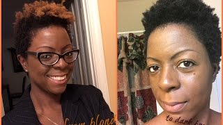 Applying color to bleached and natural hair [upl. by Olzsal]