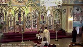 Sunday September 29 2024 Great Matins 800 am Divine Liturgy Eng 930 am Ukr 1100 am [upl. by Jaynell]