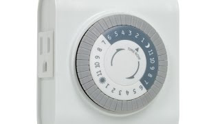 How to use GE 24 Hour Plug In Heavy Duty Indoor Mechanical Pin Timer [upl. by Coheman]