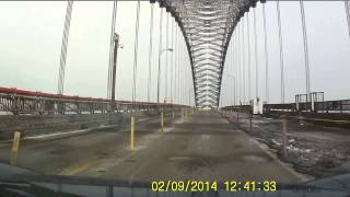 Bayonne Bridge  Staten Island to Bayonne  Enjoy the Ride [upl. by Reseta659]