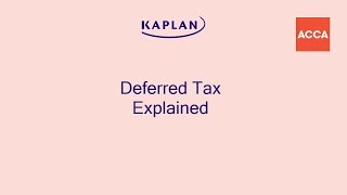 Deferred Tax Explained [upl. by Ibby890]