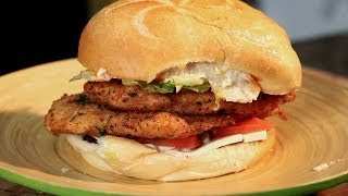 Mexican Fried Chicken Sandwich Recipe [upl. by Asereht]