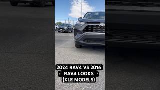 2016 VS 2024 RAV4 XLE A Look At Toyotas Design Changes [upl. by Ahsot]